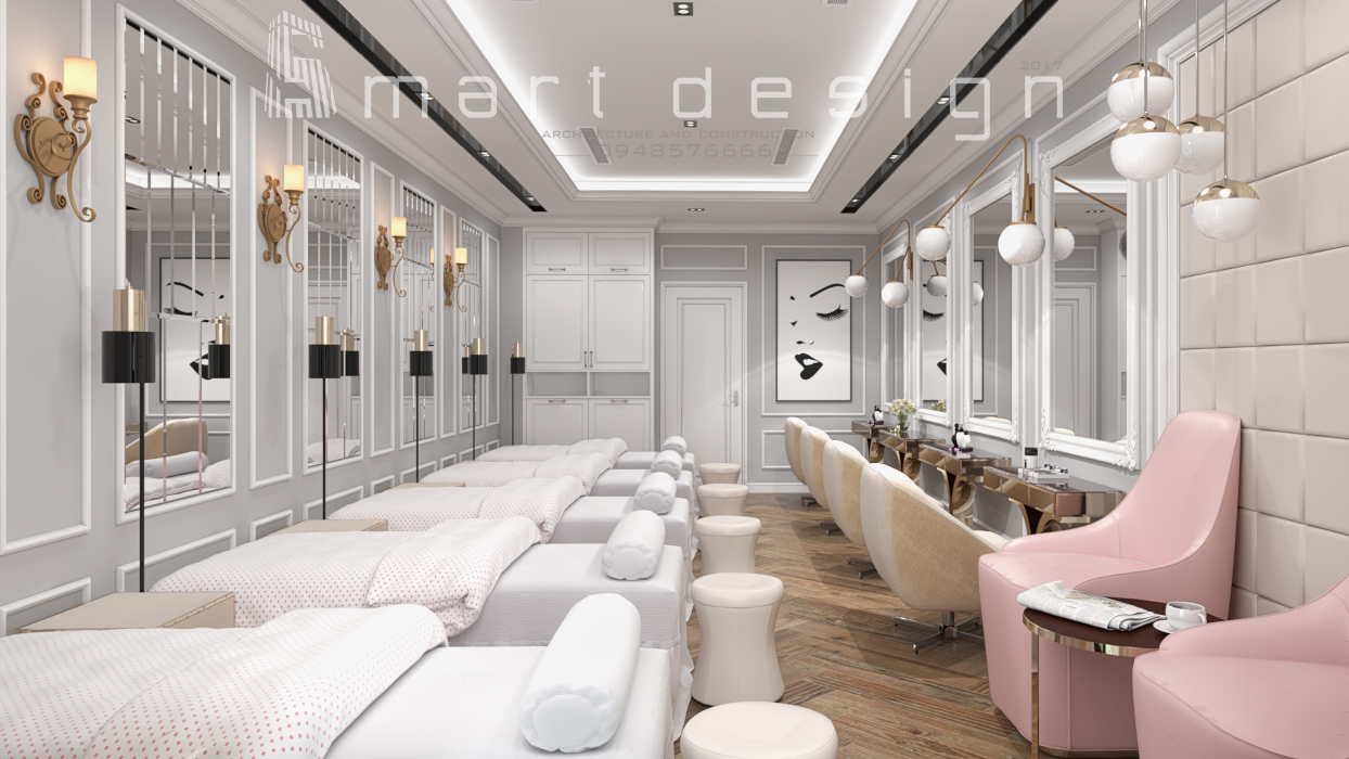 Thiết kế nội thất Luxury Beauty Salon 